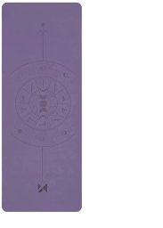 Wozinsky Mata do ćwiczeń WNSP-NKP 183 x 61 x 0,5 cm do jogi i gimnastyki z naturalnego kauczuku - fioletowa (5907769387876)