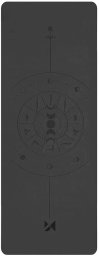 Wozinsky Mata do ćwiczeń WNSP-NKB 183 x 61 x 0,5 cm gimnastyczna do jogi z kauczuku - czarna (5907769387869)