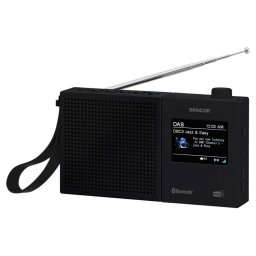 Radio Sencor Cyfrowe DAB+,FM RDS SRD 7790B LCD 2,4 Bluetooth Akumulator (8590669391318)