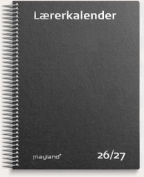 Mayland-Burde Mayland A5, 80 sheets, 80 g/m², Black, Spiral binding, 2026/2027 (27813000)
