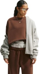Nike Bluza damska Studio Fleece brązowa IM8082 259 L