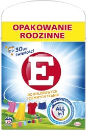 Henkel E Proszek do prania do kolorowych i ciemnych tkanin 75 prań 3,75 kg