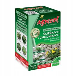 Agrecol Halvetic Środek chwastobójczy niszczy chwasty z korzeniami 50ml