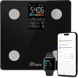 Waga łazienkowa Misure Elektroniczna MI Fit Plus czarna