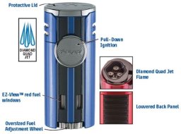 Xikar Zapalaarka HP4 QUAD Blue