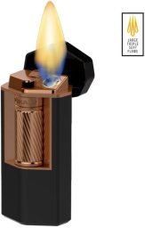Xikar Zapalniczka Meridian Triple Soft Flame Black & Rose Gold
