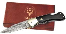 Muela Folding wood Damascus BX-8DAM