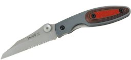 Muela Folding aluminum / red micarta combo KSC-7R