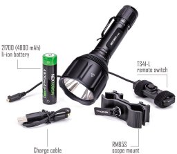 Latarka NEXTORCH Hunting set T7 MAX (1100 mt) 1200 Lumens LED