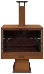 Westmann Stalowy kominek do grillowania, palenisko Rdza 41x160cm (WMLG868-R)