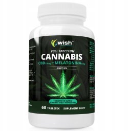 Centrum WISH_CBD 10mg + Melatonina suplement diety 60 tabletek do ssania (5903351710305)