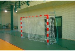 Netex Siatka do piłki ręcznej /PE 3/ 3x2x0,8x1m - biało - czerwona