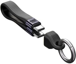 Kabel USB Mobile Origin 240W 40Gbps 8K USB-C Keychain Cable CB17 Black (MO-UK-CB17-BLK)