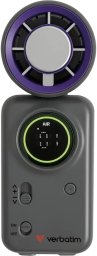 Wentylator Verbatim Cool 'n' Go Ice Touch Pro Handheld Fan Purple/Grey (32349)
