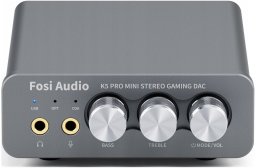 Wzmacniacz słuchawkowy Fosi Audio K5 PRO - DAC ze wzmacniaczem słuchawkowym dla graczy (6976136960188)