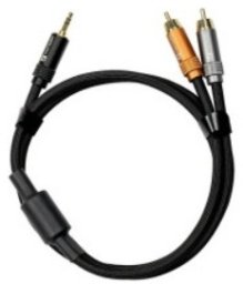 Kabel Fosi Audio Kable jack 3.5mm - 2xRCA - 1.2m (6976136961307)
