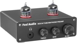 Fosi Audio Box X4 - Przedwzmacniacz, przedwzmacniacz gramofonowy z wyjściem słuchawkowym (6976136960355)