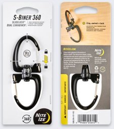 Nite Ize Nite Ize SBiner 360 SlideLock 4 BLACK