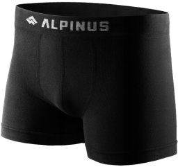 Alpinus Bokserki męskie Guana bawełniane bielizna męska czarna