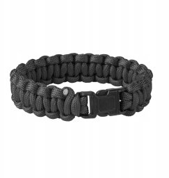 Helikon-Tex Bransoletka Survival bracelet - Paracord - Black (AC-SBR-NL-01)