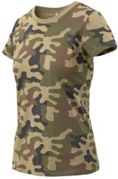 Helikon-Tex T-shirt damski Slim Organic - PL Woodland