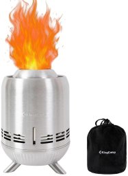 Master Kominek Stołowy Biokominek KING CAMP Fire Pit 23x16cm Gazowy (MAS-KA2505)