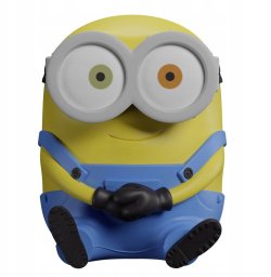 Minions - Miękka silikonowa lampka nocna LED Bob dla dzieci 15 cm (LAMPS004)