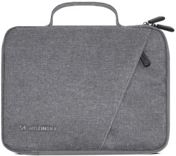 Torba Wozinsky Na laptop WTNP-11G 10-11" z chowaną rączką - szara (5907769387760)