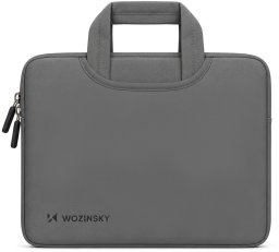 Torba Wozinsky Na laptop WNT-11G 10-11" z chowaną rączką neoprenowa - szara (5907769388477)