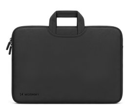 Torba Wozinsky Na laptop WNT-17B 17.3" z chowaną rączką neoprenowa - czarna (5907769388521)
