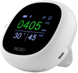 Moes Miernik CO2 Czujnik temperatury i wilgotności BSS-X-CO2-U-MS TUYA