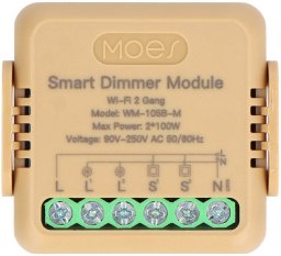 Moes Ściemniacz Podwójny Mini Wi-Fi MS-105B-M Tuya
