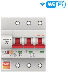 Moes Wyłącznik nadprądowy 3P 25A Wi-Fi TUYA WCB-SC-3P25M Tuya