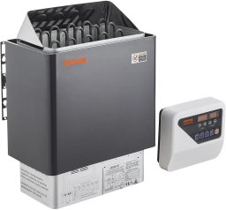 Uniprodo Piec do sauny elektryczny 8kW 400V sterownik cyfrowy do domu SPA