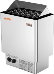 Uniprodo Piec do sauny elektryczny 8kW 400V timer stalowy do domu i SPA