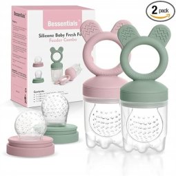 RaZ Baby Gryzak dla niemowląt do bezpiecznego rozszerzania diety 2szt.