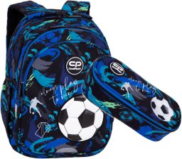 Paso Coolpack plecak szkolny football navy 2w1 Piłka nożna g (CP_ZEST2W1FOOTNAVY)