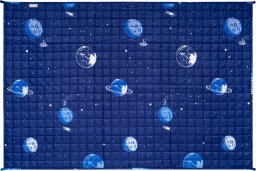 Rebel Kołdra obciążeniowa, koc sensoryczny dla dzieci, 100x150 cm, 5 kg, kosmos (RBY-2000-5)