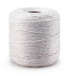 Shan Sznurek bawełniany do makramy biały 2mm 500g
