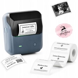 Drukarka etykiet Termiczna etykiet samoprzylepnych Niimbot B31 aplikacja Bluetooth