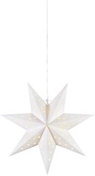 Dekoracja świąteczna Markslojd Gwiazda Świetlna Wisząca 45 cm Biała Blank