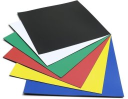 Nobo Arkusz magnetyczny , 150x150 mm, mix (1901104)