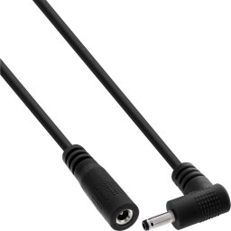 Schneider Electric InLine® DC Kabel przedłużający, Wtyk kątowy, 3,5 x 1,35 mm, czarny, 2 m