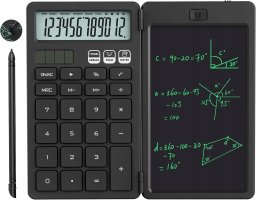Kalkulator HKBD Kalkulator biurowy szkolny naukowy z notatnikiem notepad 2w1 rysik