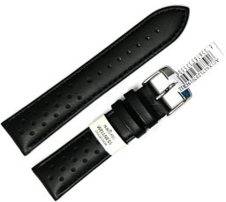 Morellato Skórzany pasek do zegarka 22 mm A01X6171237019CR22 czarny wodoodporny .