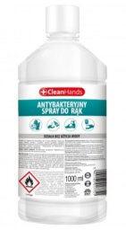 Świt CLEANHANDS Antybakteryjny spray do dezynfekcji rąk z aloesem i prowitaminą B5 1 L