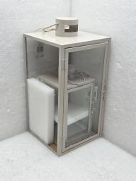 Boltze Lampiony metalowe ARANIA, beżowe, 2 sztuki [outlet]