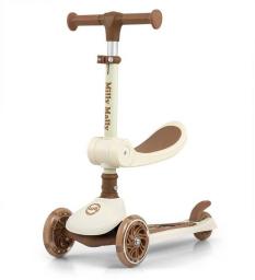 Hulajnoga Milly Mally Fuzzy Classic Beżowy [outlet]