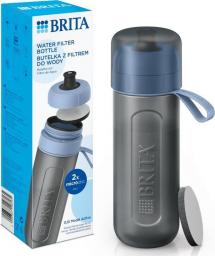 Brita Butelka filtrująca Active Pastelowy błękit + 2 filtry MicroDisc 600ml [outlet]