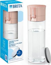 Brita Butelka filtrująca Vital Pastelowa brzoskwinia + 2 filtry MicroDisc 600ml [outlet]